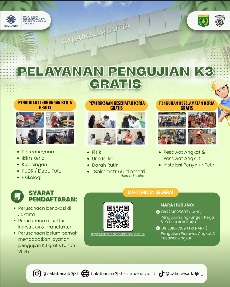 Pelayanan Pengujian Gratis